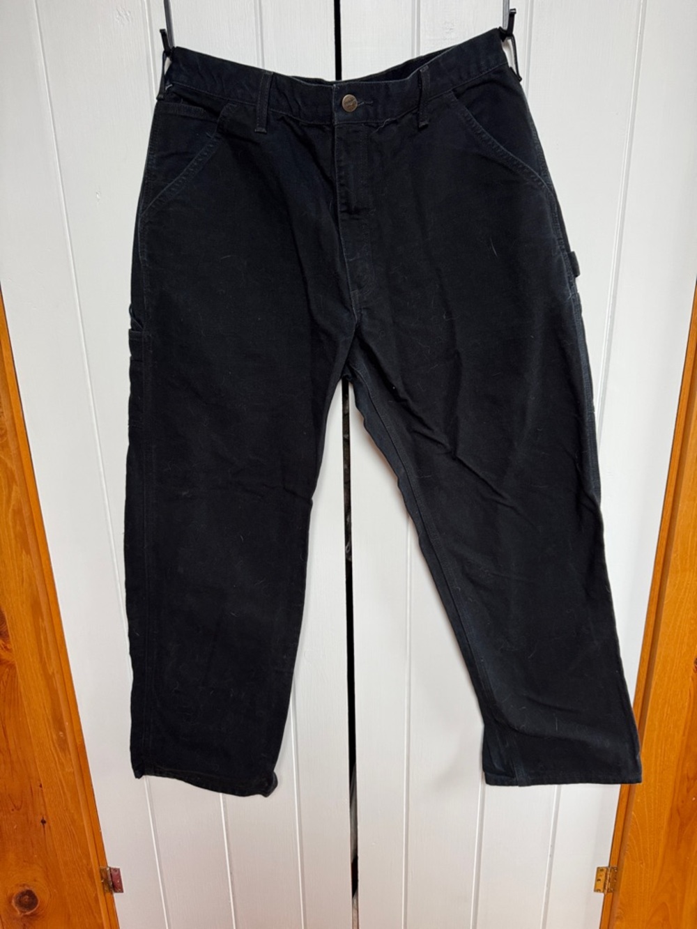 Men's Black Carhartt Work Pants
